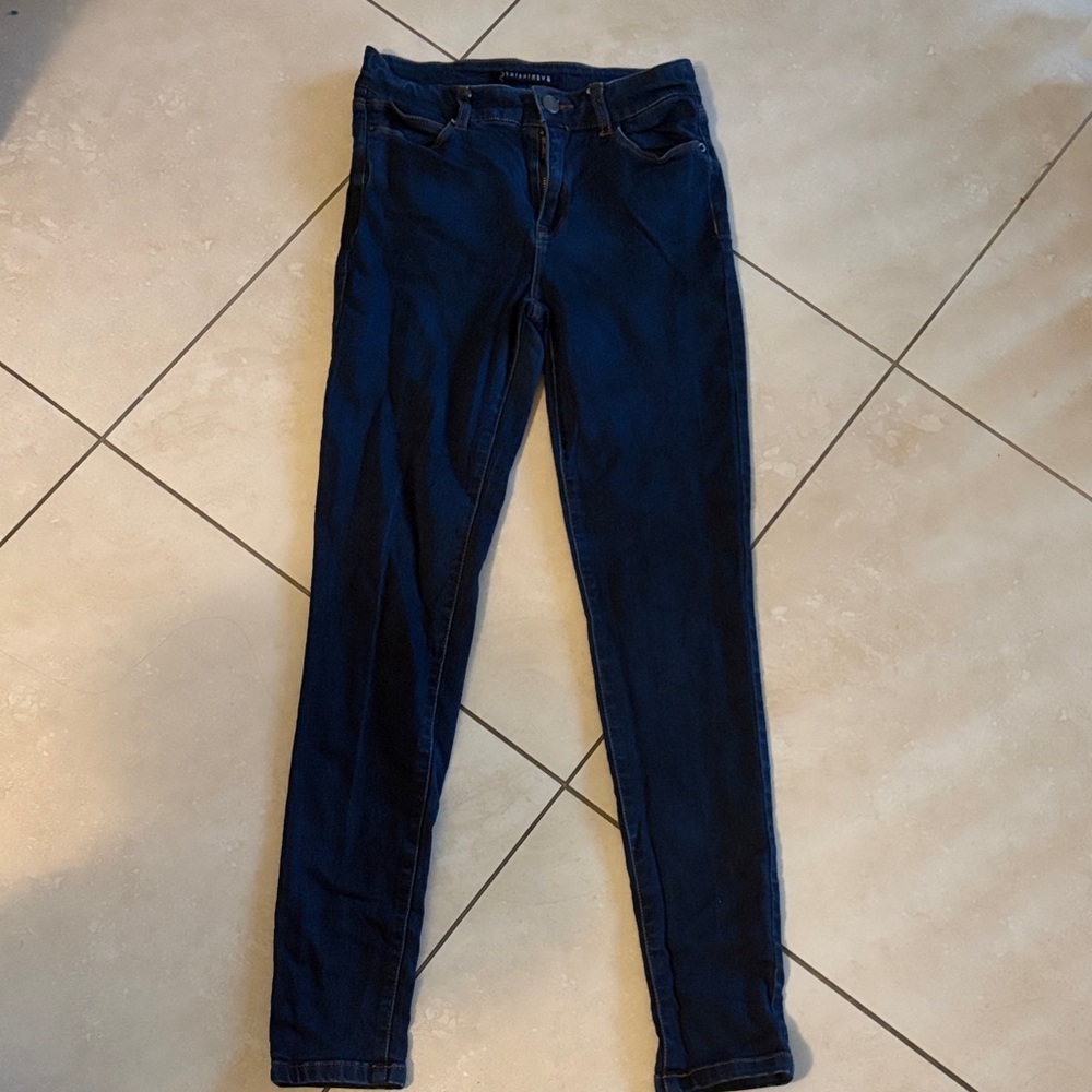 Fashion Nova Women's Deep Blue Skinny Jeans